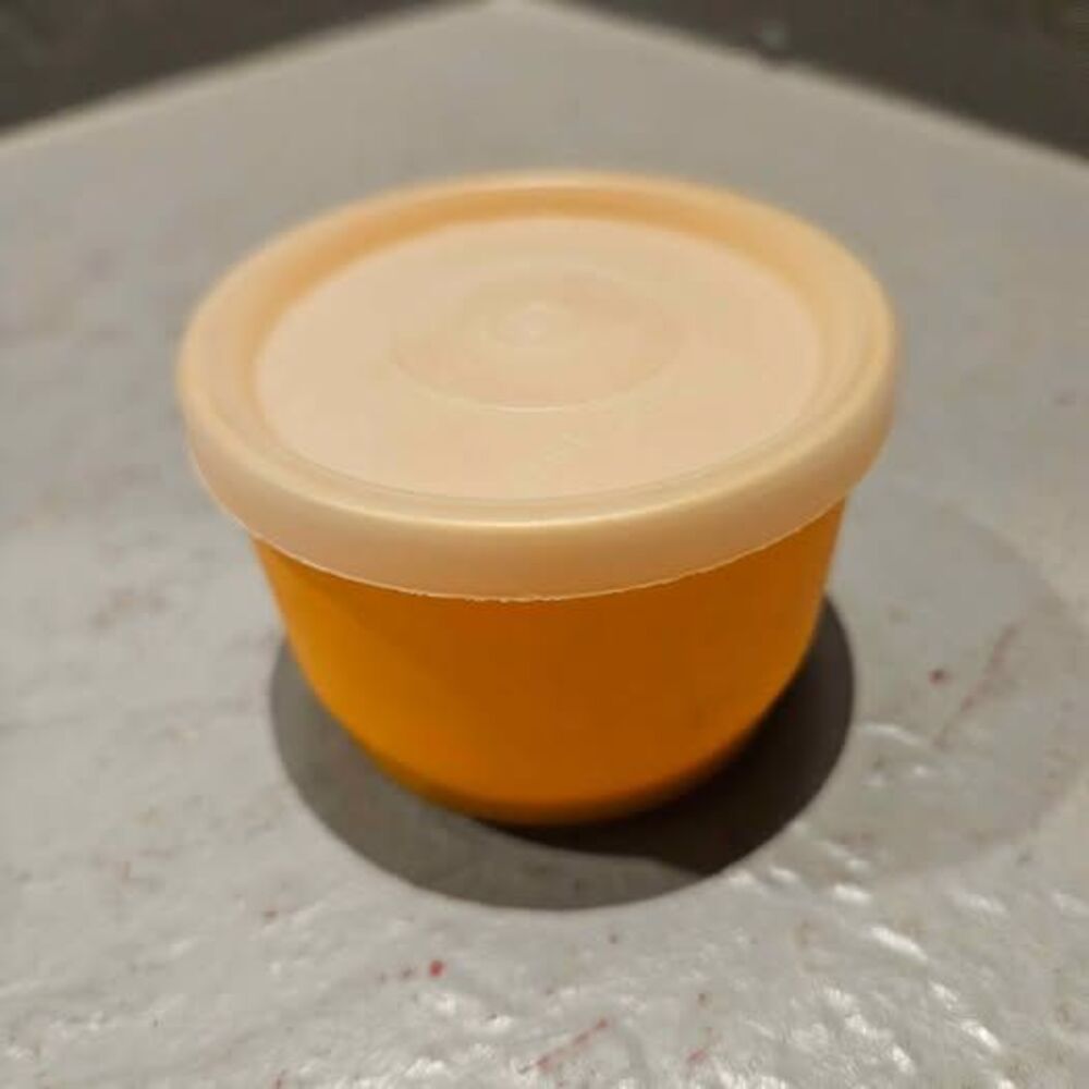 Tupperware Small Orange Storage Container - Picture 1 of 5
